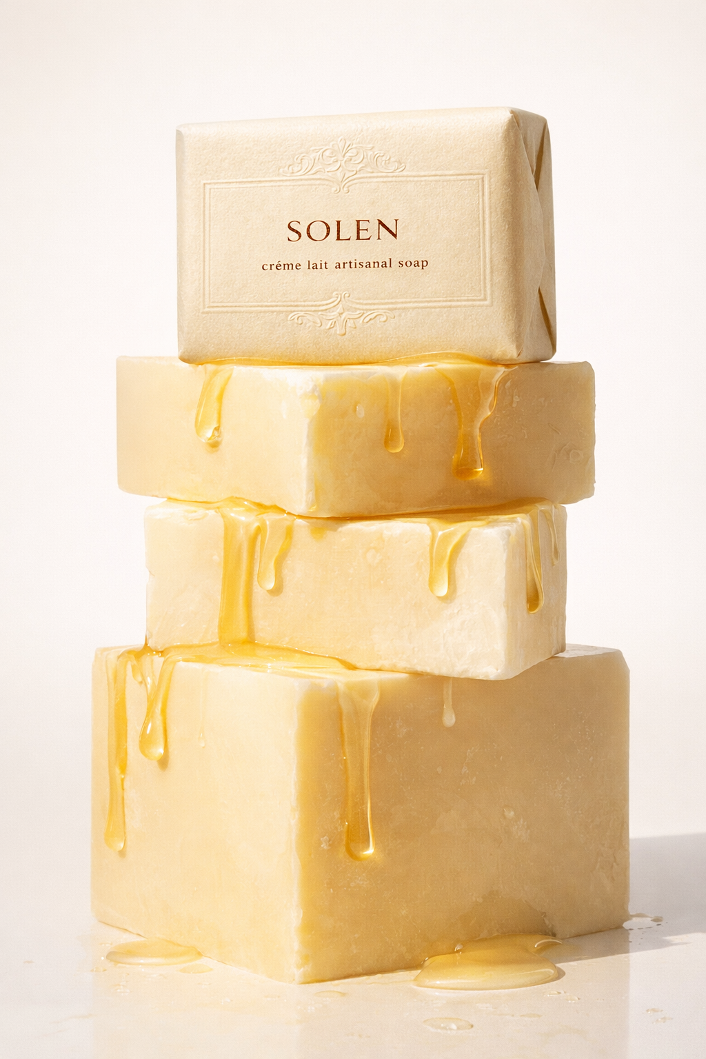 Solen soap with honey drip